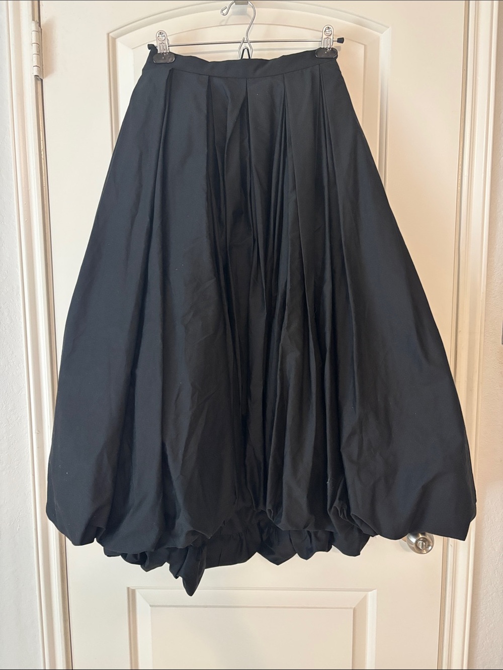 Hutch Black Full Bubble Hem A-Line Skirt